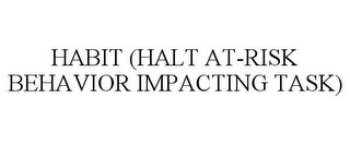 HABIT (HALT AT-RISK BEHAVIOR IMPACTING TASK)