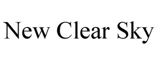 NEW CLEAR SKY