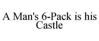 A MAN'S 6-PACK IS HIS CASTLE