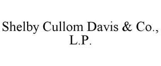 SHELBY CULLOM DAVIS & CO., L.P.