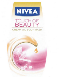 NIVEA TOUCH OF BEAUTY CREAM OIL BODY WASH