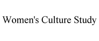 WOMEN'S CULTURE STUDY