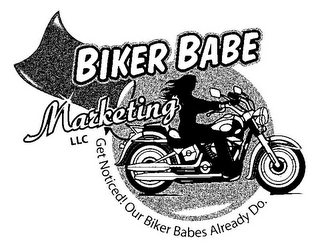 BIKER BABE MARKETING LLC GET NOTICED! OUR BIKER BABES ALREADY DO.