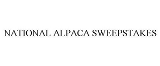 NATIONAL ALPACA SWEEPSTAKES