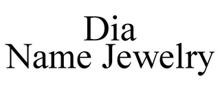 DIA NAME JEWELRY