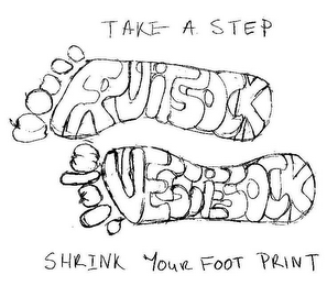 FRUITSOCK VEGGIESOCK TAKE A STEP SHRINK YOUR FOOTPRINT