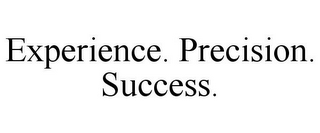 EXPERIENCE. PRECISION. SUCCESS.