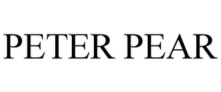 PETER PEAR