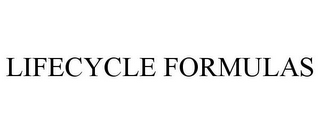 LIFECYCLE FORMULAS