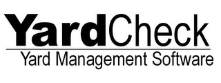 YARDCHECK YARD MANAGEMENT SOFTWARE