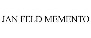 JAN FELD MEMENTO