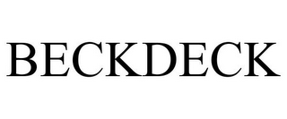 BECKDECK