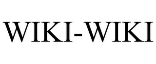 WIKI-WIKI