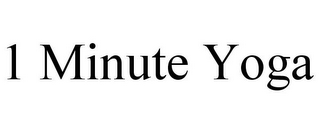 1 MINUTE YOGA