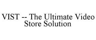 VIST -- THE ULTIMATE VIDEO STORE SOLUTION