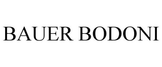 BAUER BODONI