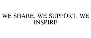 WE SHARE, WE SUPPORT, WE INSPIRE