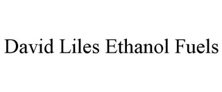 DAVID LILES ETHANOL FUELS