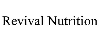 REVIVAL NUTRITION