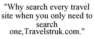 "WHY SEARCH EVERY TRAVEL SITE WHEN YOU ONLY NEED TO SEARCH ONE,TRAVELSTRUK.COM."