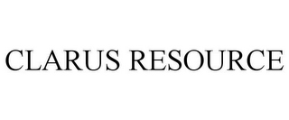 CLARUS RESOURCE