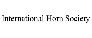 INTERNATIONAL HORN SOCIETY