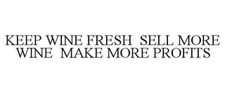 KEEP WINE FRESH SELL MORE WINE MAKE MORE PROFITS