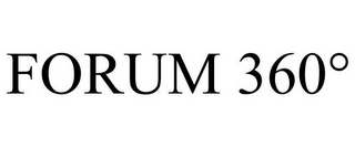 FORUM 360°