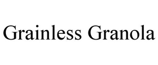 GRAINLESS GRANOLA