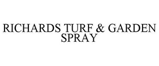 RICHARDS TURF & GARDEN SPRAY