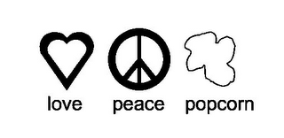 LOVE PEACE POPCORN