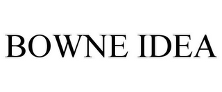 BOWNE IDEA