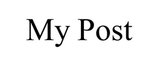 MY POST