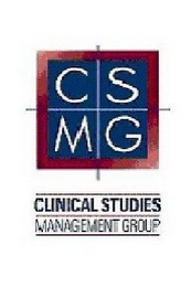 CSMG CLINICAL STUDIES MANAGEMENT GROUP