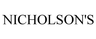NICHOLSON'S
