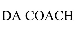 DA COACH