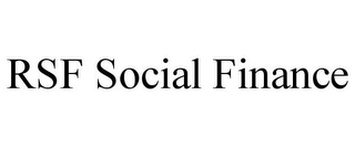 RSF SOCIAL FINANCE