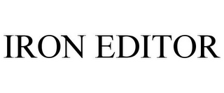 IRON EDITOR