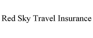 RED SKY TRAVEL INSURANCE