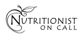 NUTRITIONIST ON CALL