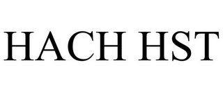 HACH HST