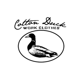 COTTON DUCK WORK CLOTHES