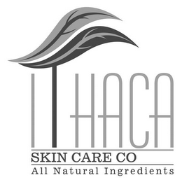 ITHACA SKIN CARE CO ALL NATURAL INGREDIENTS