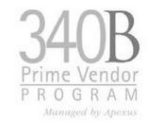 340B PRIME VENDOR PROGRAM MANAGED BY APEXUS