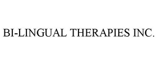 BI-LINGUAL THERAPIES INC.