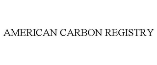 AMERICAN CARBON REGISTRY