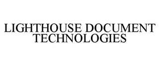 LIGHTHOUSE DOCUMENT TECHNOLOGIES