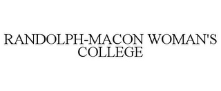 RANDOLPH-MACON WOMAN'S COLLEGE