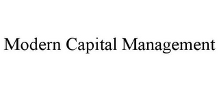 MODERN CAPITAL MANAGEMENT