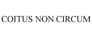 COITUS NON CIRCUM